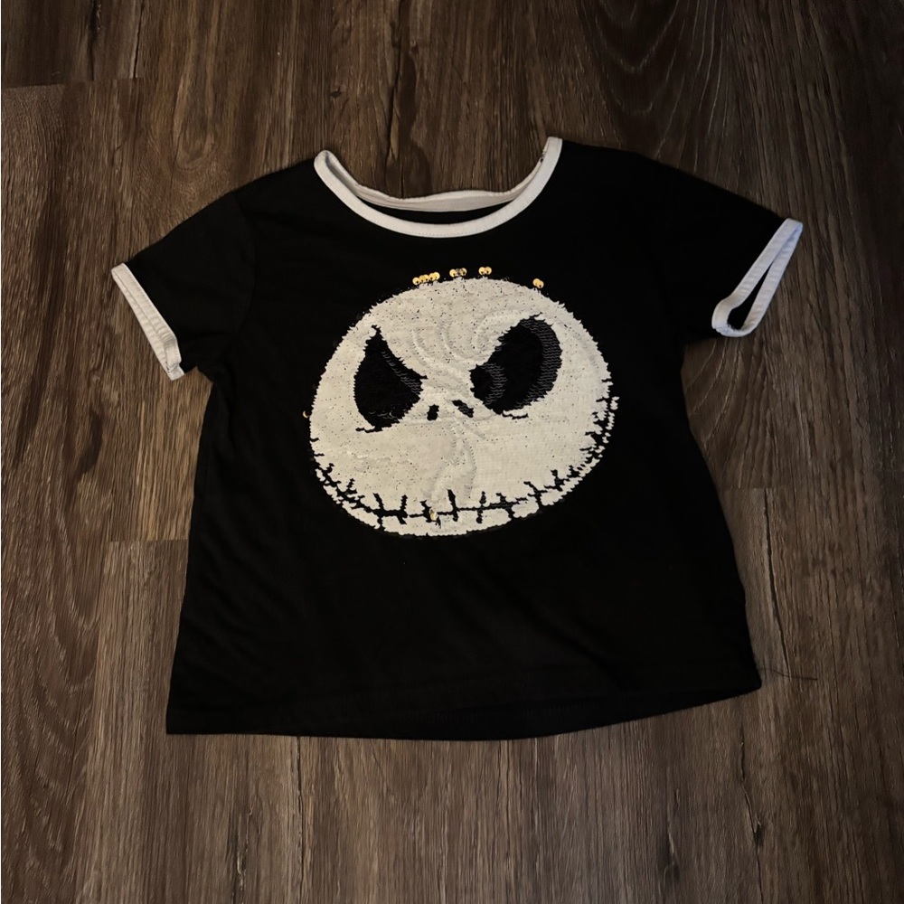 Disney Kids Jack Skellington Sequin Shirt